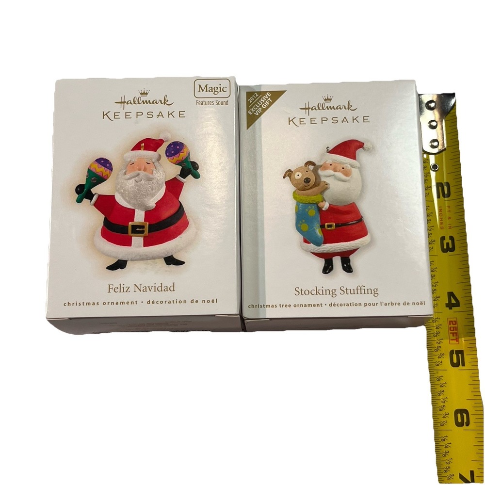 Hallmark Keepsake Ornaments Felix Navidad And Stocking Stuffing VIP NIB